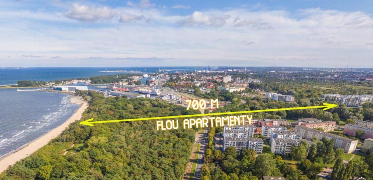 Wow Flou Przystan Letnica Apartamenty 700M Plaza Gdansk Exterior foto